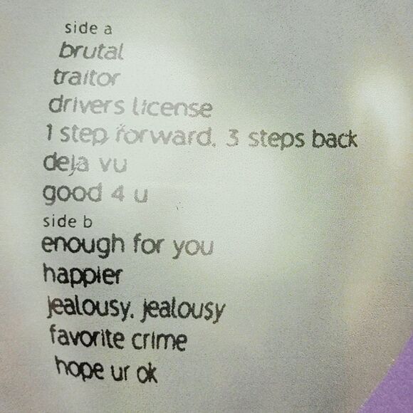 VINYL Olivia Rodrigo: Sour - Ltd Edition Magenta Transparent Pink Colored LP NEW - Picture 5 of 5